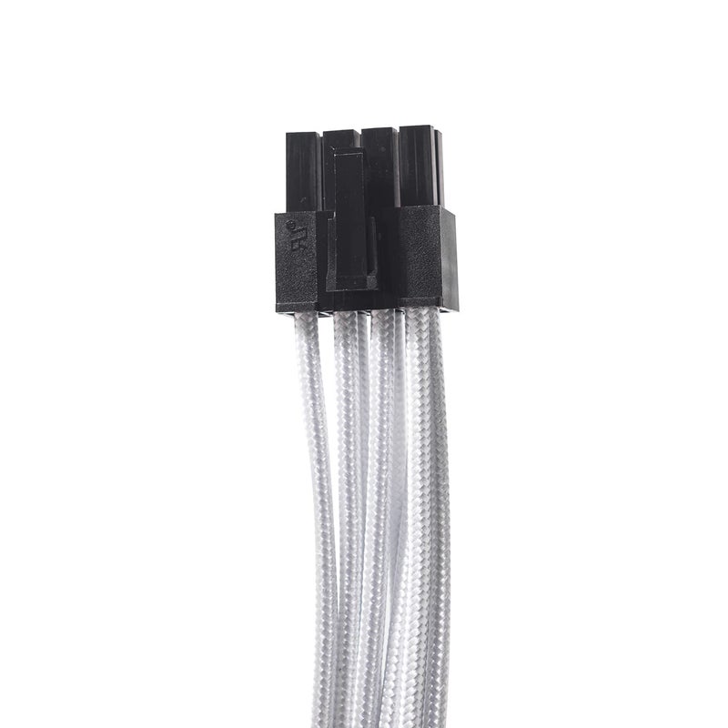 Certusfun PCIE Cable for Corsair, 65CM Male to Male 8 Pin to 6+2 Pin GPU Power Cable for Thermaltake, ARESGAME Modular Power Supply (25'') (3-Pack White 16AWG) - Image 4